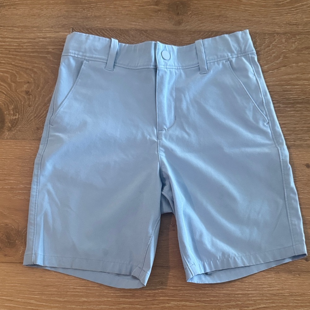 Janie and Jack Black and Light Blue Kids Shorts - Picture 7 of 12